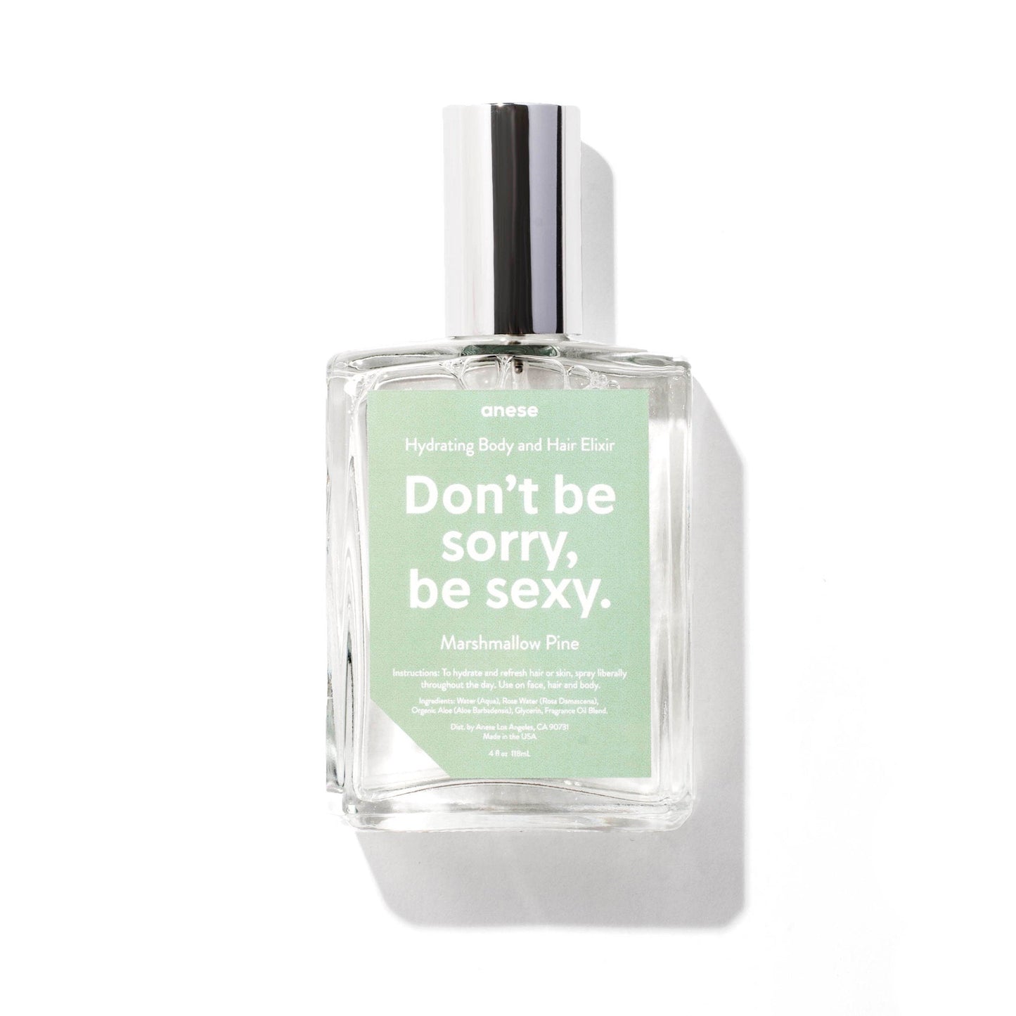 Don't be sorry be sexy. Hydrating Body & Hair Elixir anese
